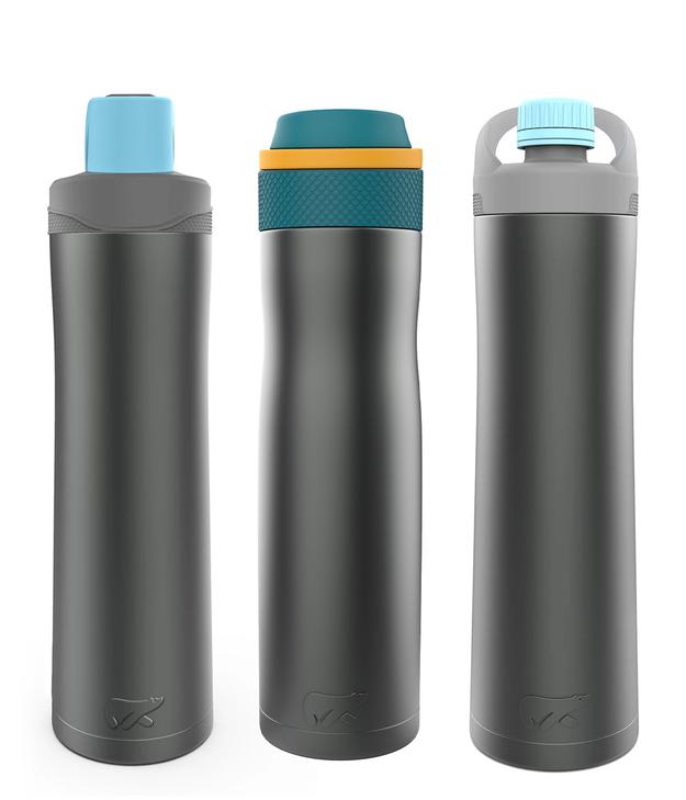 The Ultimate Hydration Combo (Oslo Insulated Bottle 750 ML + Minsk Insulated Bottle 750 ML + Hyde Insulated Bottle 750 ML) - Space Grey