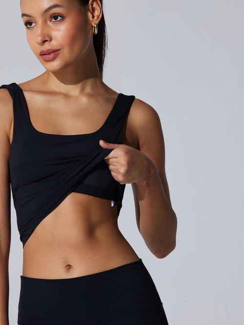 Black Elevate 24/7 Sports Bra