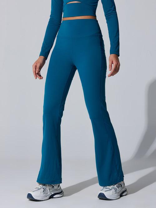 Blue All-Day Flex Flare Pants