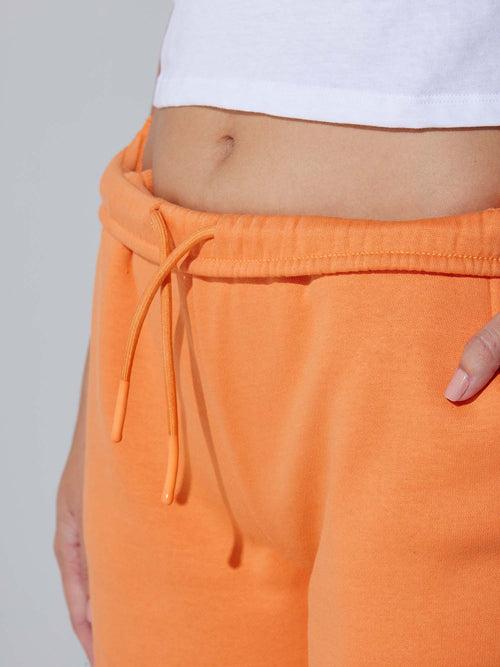 Orange Dual Slit Adapt Joggers