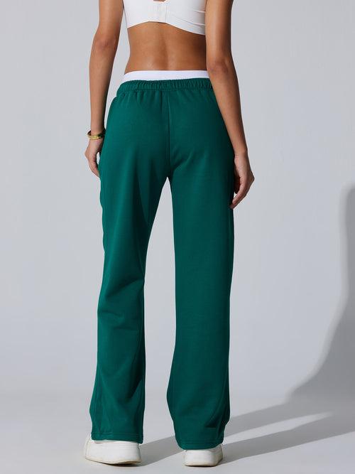 Green Dual Slit Adapt Joggers