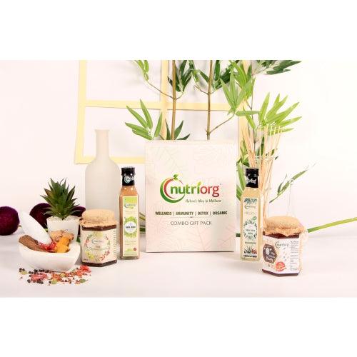 Nutriorg Immunity Detox Kit ( Vedic Chyawanprash 500g, Certified Organic High Altitude Honey 500g ,Amla Juice 250 ml, Aloevera Juice 250 ml)