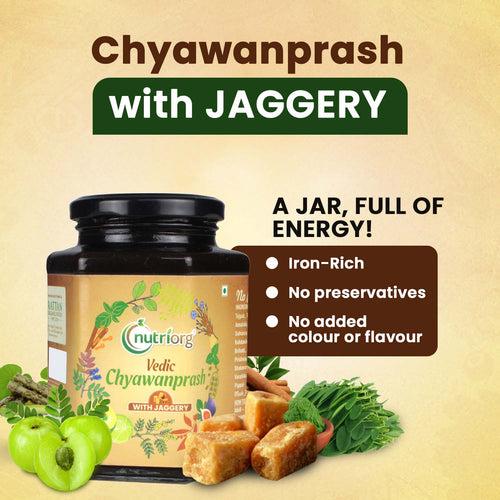 Nutriorg Vedic Chyawanprash with Jaggery 500g