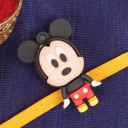 Mickey Mouse auspicious Rakhi for Brother