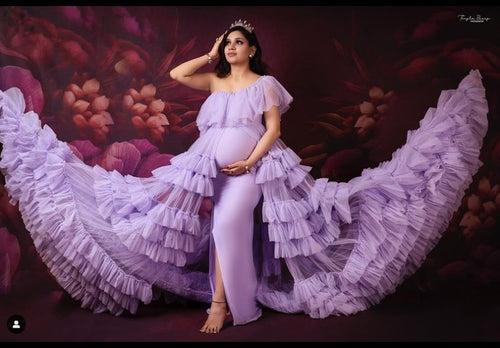 Designarche Beautiful Butterfly wear Maternity photoshoot dress