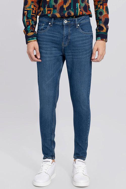 Wizzy Mid Blue Skinny Jeans | Relove