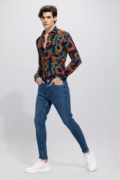 Wizzy Mid Blue Skinny Jeans | Relove
