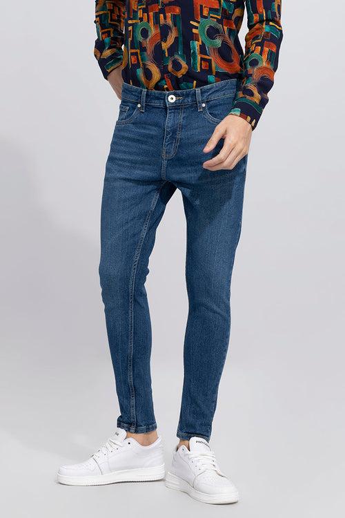 Wizzy Mid Blue Skinny Jeans | Relove