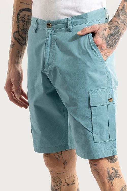 Basic Breeze Blue Shorts | Relove