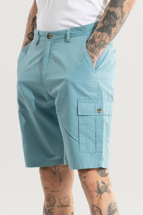 Basic Breeze Blue Shorts | Relove