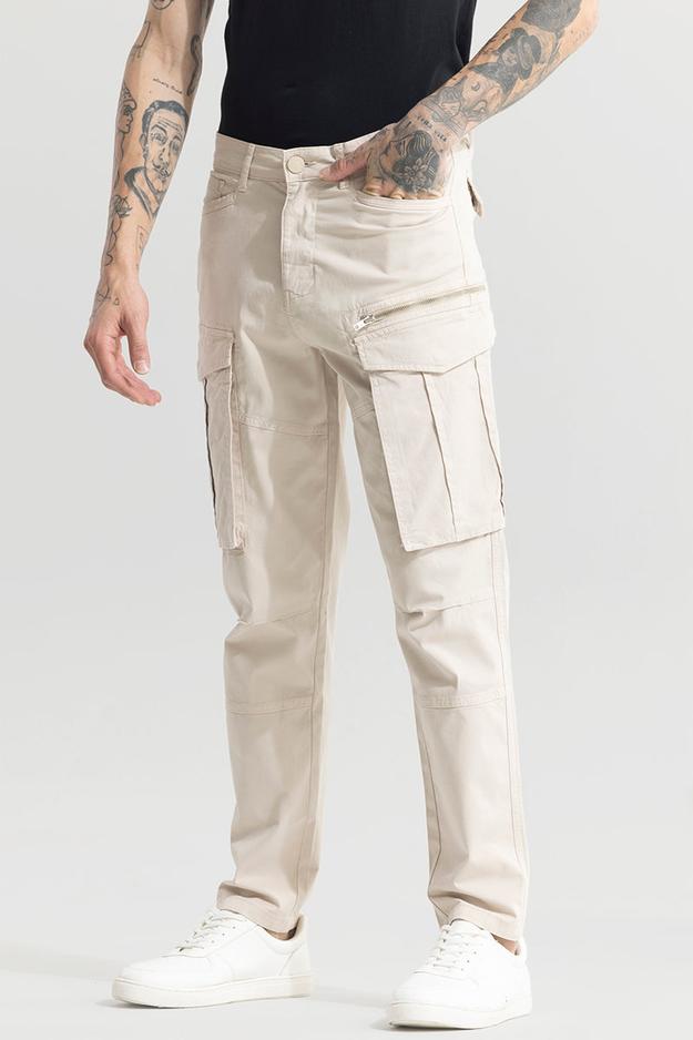 Outlander Cream Cargo Pant | Relove