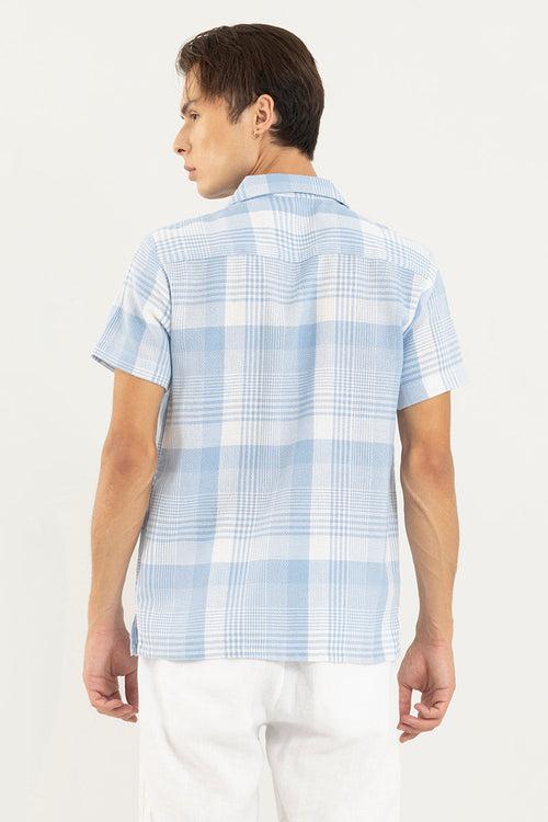 Astral Weave Check Blue Shirt | Relove