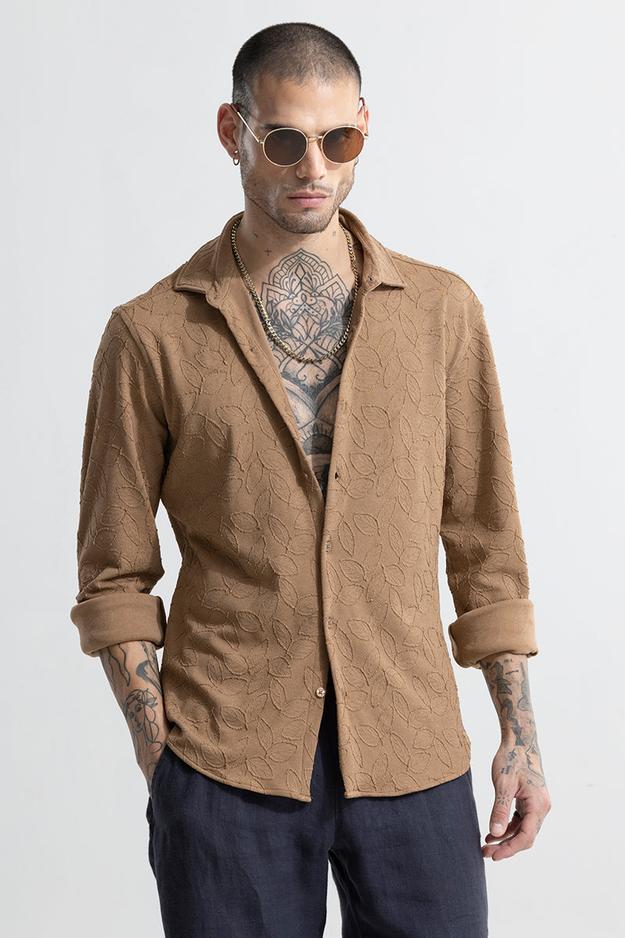 Leaflet Brown Shirt | Relove