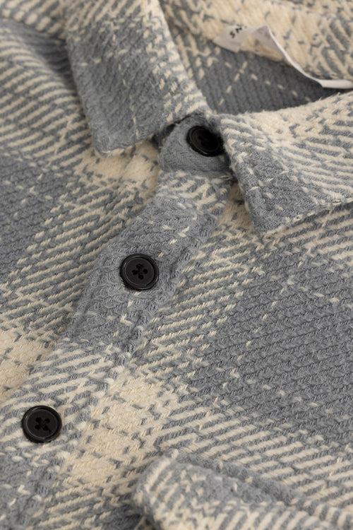 Square Grid Grey Checks Shirt | Relove