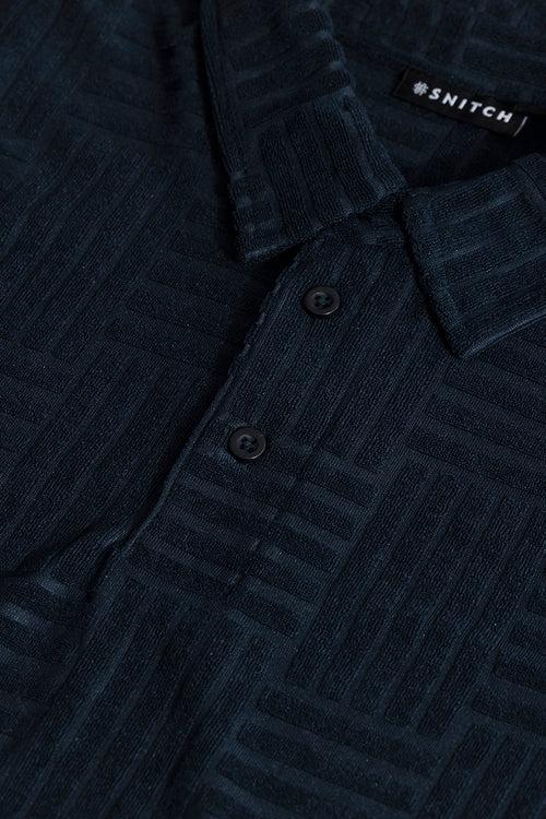 Quintet Navy Polo T-Shirt | Relove