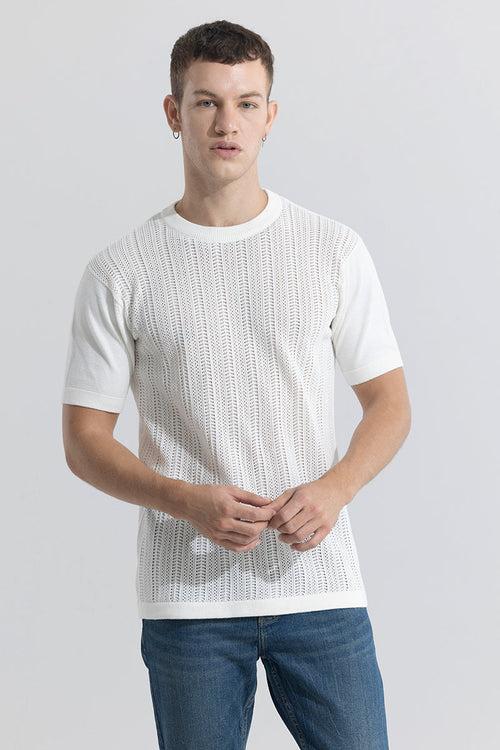 Smooth Knit White T-Shirt | Relove