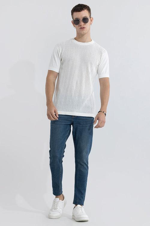 Smooth Knit White T-Shirt | Relove