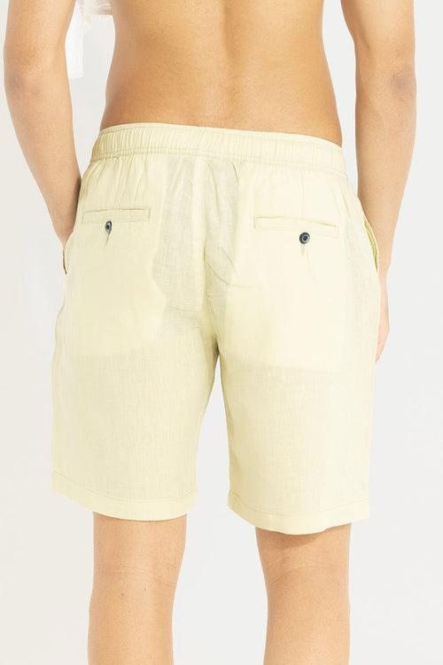 Maritime Cream Linen Shorts | Relove