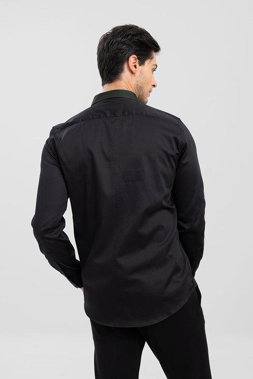 Centro Black Cut & Sew Shirt | Relove