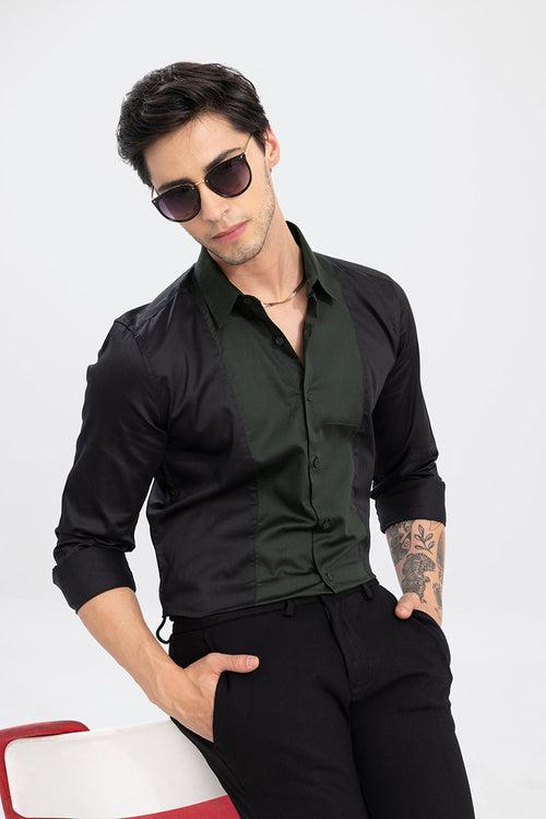 Centro Black Cut & Sew Shirt | Relove