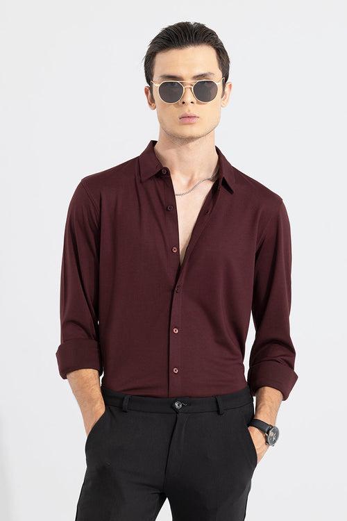 Flexile Maroon Shirt | Relove