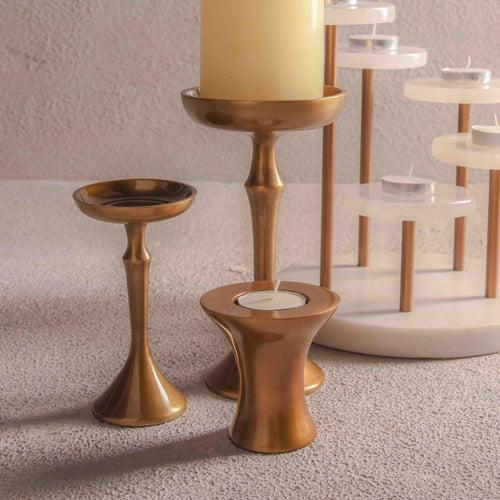 CONCAVE CANDLE HOLDER