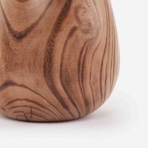 SKITTLE WOODEN VASE