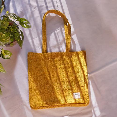 Hemp Tote Bag | Turmeric Yellow