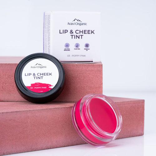 Lip & Cheek Tint | Creamy Matte Finish | Poppy Pink | 8 g