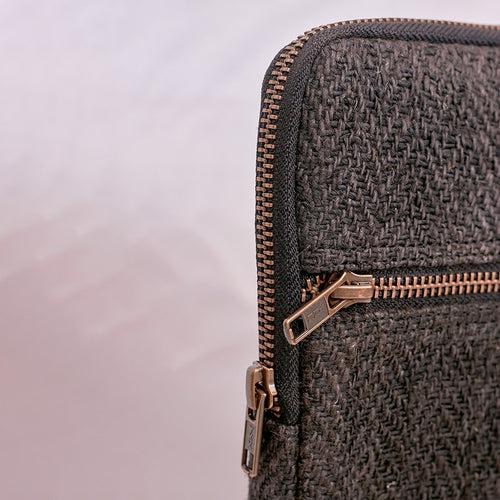 Hemp Laptop Sleeve Bag | Black | 15-16 inches