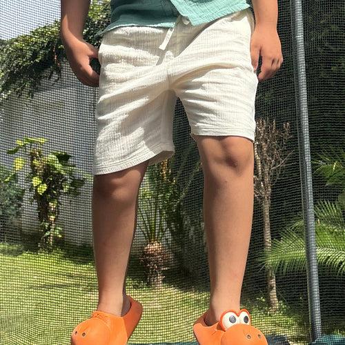 Cotton Shorts for Kids | Off White