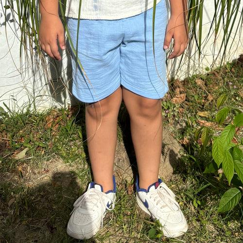 Cotton Shorts for Kids | Cool Blue