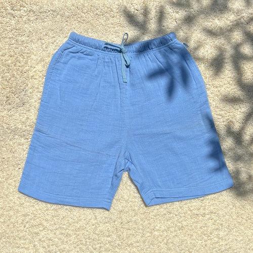 Cotton Shorts for Kids | Cool Blue