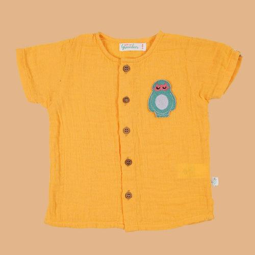 Cotton Shirt for Kids | Yellow