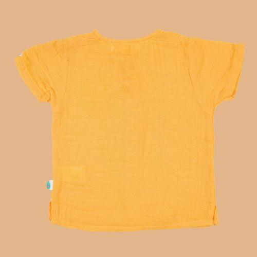 Cotton Shirt for Kids | Yellow