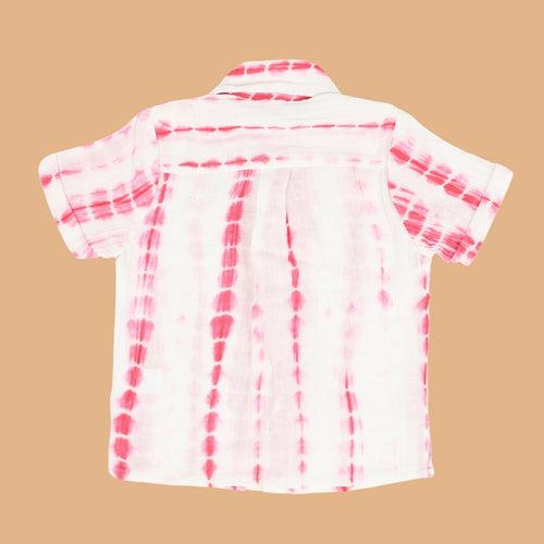 Cotton Collar Shirt for Kids | Nobel Red