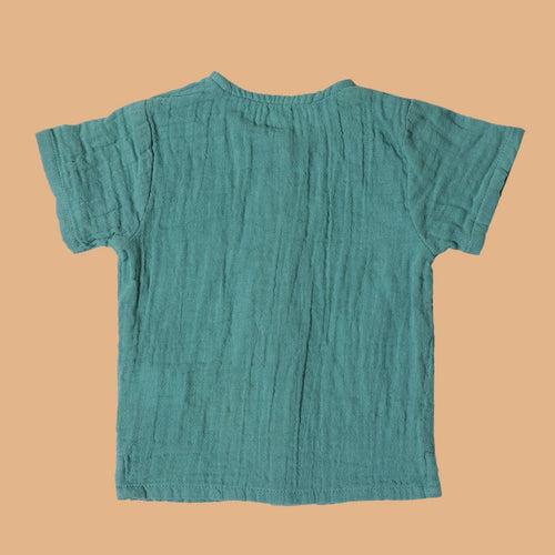 Cotton Shirt for Kids | Green