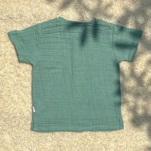 Cotton Shirt for Kids | Green