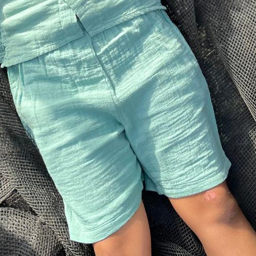 Cotton Shorts for Kids | Sea Weed