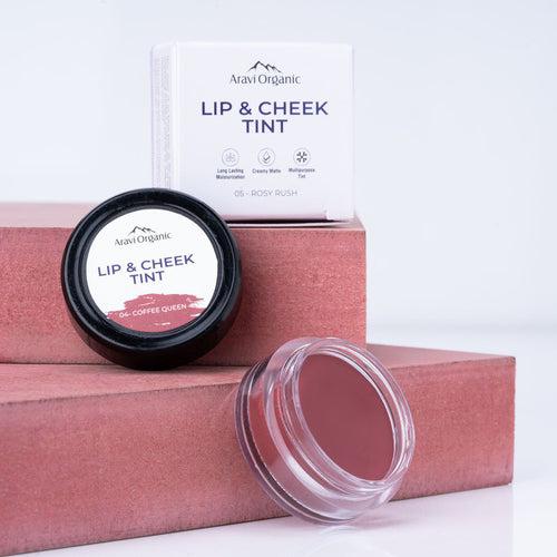 Lip & Cheek Tint | Creamy Matte Finish | Coffee Queen | 8 g