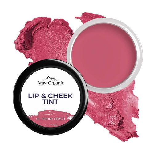 Lip & Cheek Tint | Creamy Matte Finish | Peony Peach | 8 g