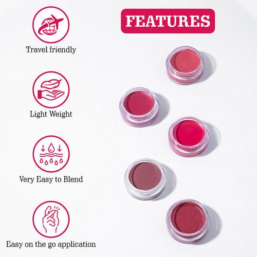 Lip & Cheek Tint | Creamy Matte Finish | Peony Peach | 8 g