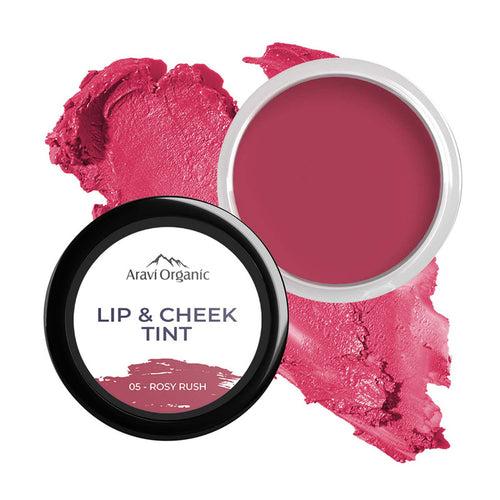 Lip & Cheek Tint | Creamy Matte Finish | Rosy Rush | 8 g