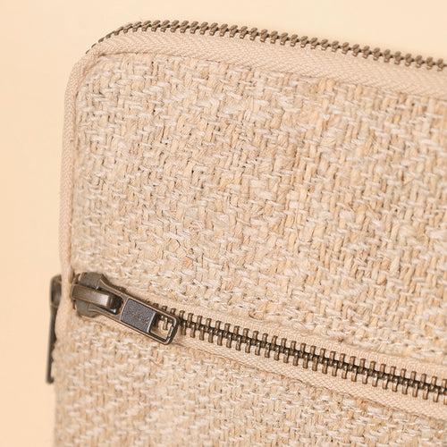 Hemp Laptop Sleeve Bag | Natural | 15-16 inches