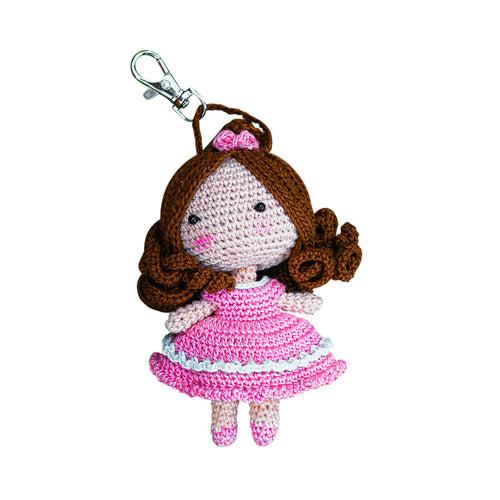 Crochet Charm Keychain | Lavender