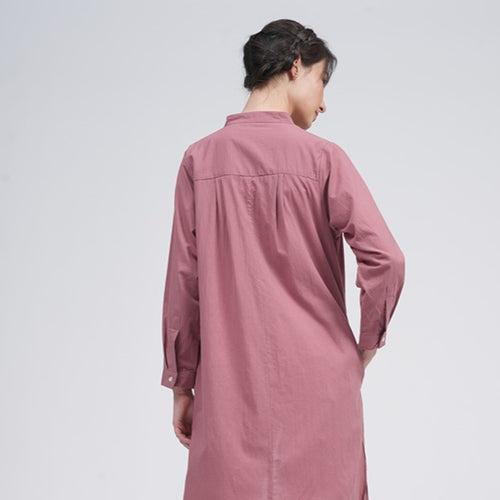 Organic Cotton Kurta Shirt for Women | Pink