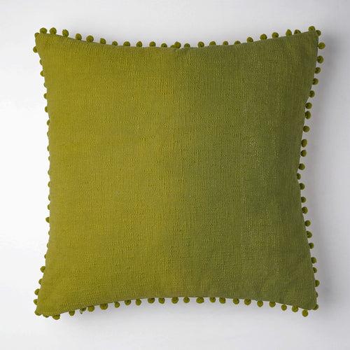 Harmony Cotton Cushion Cover | Lime Green