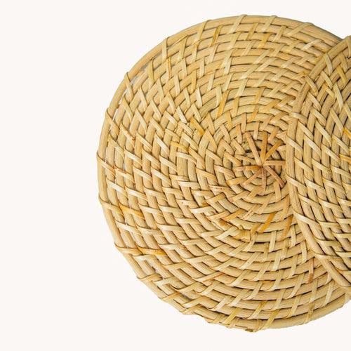 Rattan Trivets | Beige | Set of 2