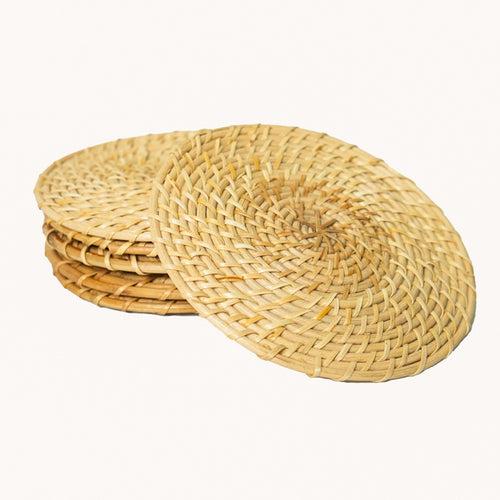 Rattan Trivets | Beige | Set of 2