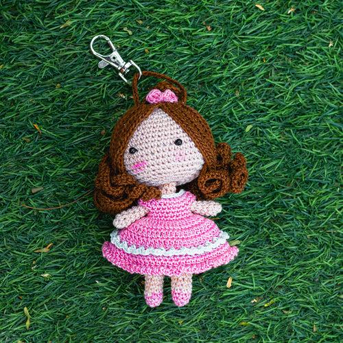 Crochet Charm Keychain | Lavender